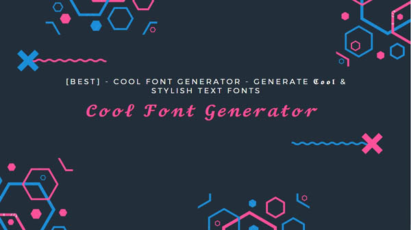 cool fancy fonts generator